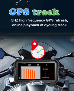 6.2 inch xách tay IP67 DVR không dây TPMS BSD Xe máy GPS Navigator phổ Moto Android tự động Carplay hicar - Product Image 4