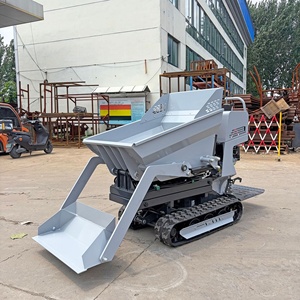 Small Lifting Dump Truck Handling Farm Orchard Transport Dump Truck Hydraulic Crawler Transporter - Product Image 2