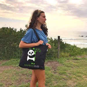 High Quality Custom 12oz Organic Cotton Shopping Tote <strong>Bag</strong> Canvas Tote <strong>Bag</strong> With Custom Printed Logo <strong>Panda</strong> - Product Image 2