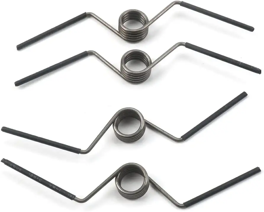 Stainless steel hinge reset torsion spring Plastic leaf positioning rebound torsion spring Customized non-standard springs