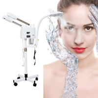 Vapeur faciale avec lampe grossissante 5X Vapeur faciale 3 en 1 pour Salon Spa Beauté Fovnci