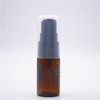 Botol Sampel Lotion Kosmetik Mini Amber Custom, Botol Pompa Serum Lucu 10ml