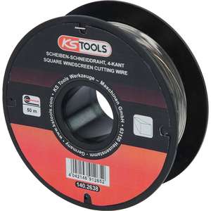 KS TOOLS Fil coupant pour vitres, 4 côtés, 50 m en rouleau - Product Image 1