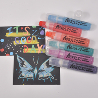 Jeu de 120 marqueurs acryliques pour graffiti 8.5mm avec burin et feutre