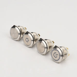 Marine 20A 22 Mét kim loại LED push button chuyển chống <span class=keywords><strong>Vandal</strong></span> thép không gỉ không thấm nước chiếu sáng pushbutton Thiết bị chuyển mạch - Product Image 5