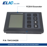 Controlador de Pantalla para Excavadora Elic T0412-04226 DC038D-G, Repuesto Compatible con Yuchai YC25-8