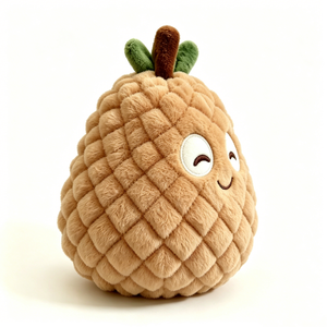Peluche de piña personalizado, peluche de fruta, peluche de piña de dibujos animados, muñeco suave de fruta tropical - Product Image 3