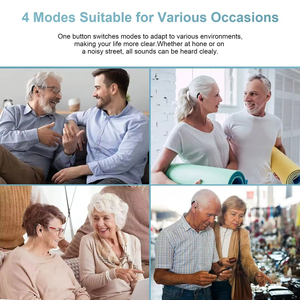 جهاز مكبر صوت لاسلكي عالي الجودة للبيع بالجملة للحد من الضوضاء مكبر صوت قابل لإعادة الشحن لمساعدة الأذن لكبار السن - Product Image 2