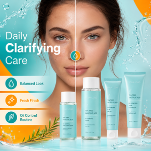 Set de Cuidado Facial Clarificante de Moda: Control de Grasa, Refinación de Poros, Cuidado Hidratante Fresco para Piel Grasa Propensa a Imperfecciones con Árbol de Té - Product Image 2