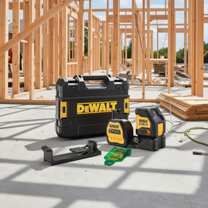 เลเซอร์เส้นสีเขียว DeWalt แบบหลายเส้น 12V/18V ปรับระดับอัตโนมัติ สำหรับงานก่อสร้าง - Product Image 2