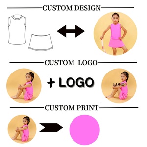 Set Rok Yoga Tenis Kerui Mom and Me untuk Anak Perempuan, Pakaian Olahraga Anak, Set Kebugaran Gym Anak Perempuan, Setelan Yoga Kebugaran Dua Potong Warna Solid untuk Anak Perempuan - Product Image 4