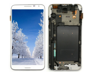 LCD lắp ráp màn hình cảm ứng số hóa màn hình cho Samsung <span class=keywords><strong>Galaxy</strong></span> Note 3 <span class=keywords><strong>Neo</strong></span> N7505 LCD với khung - Product Image 5