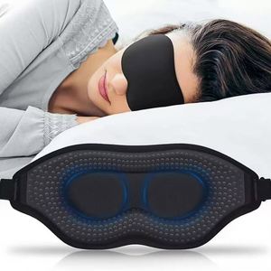 Factory Supply 3D Contoured <b>Sleep</b> <b>Mask</b> Blackout with Adjustable Strap for USA Online Shop Sell - Product Image 2