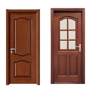 Porta Interna Moderna Insonorizzata in Legno Massello di Noce Verniciato, Stile Minimalista, Personalizzata su Misura per Uso Residenziale, Garanzia 3 Anni - Product Image 1