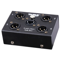 Équipement d'éclairage de scène RJ45 vers DMX Split Box XLR 3 broches ou 5 broches femelle mâle