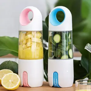 Presse-agrumes Portable pour la maison, mélangeur de fruits-Six lames dans une tasse de presse-agrumes USB de 480ml