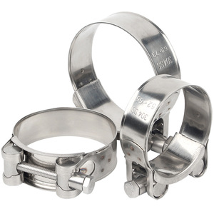 Factory Customized Strong European Style Stainless Steel <strong>Clamp</strong> 201/304 Heavy Duty Adjustable Pipe and Hose <strong>Clamp</strong> Bolts <strong>Clamps</strong> - Product Image 3