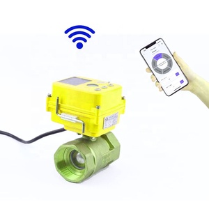 Válvula de agua inteligente personalizada, Control de actuador móvil WiFi, válvulas eléctricas de puerto completo accionadas por CC y CA - Product Image 2