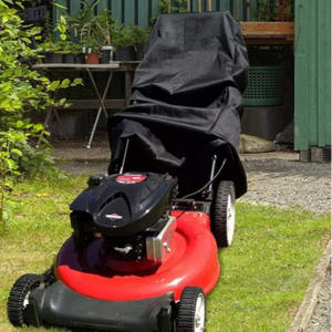 Housse universelle pour tondeuse à gazon, 191x110x67cm, tissu Oxford, imperméable, noir, housse de protection contre la poussière pour tondeuse à poussionnement manuel - Product Image 4