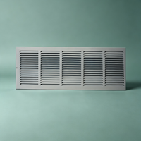 Grille de retour HVAC en acier laminé à froid 30*12 à lamelles simples, haute qualité, facile à nettoyer, pour usage domestique et commercial