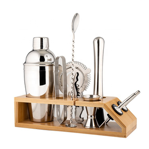 <span class=keywords><strong>Kit</strong></span> d'ustensiles de bar à domicile, ensemble pour cocktails avec support, 23 pièces - Product Image 2