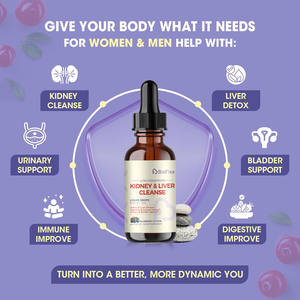 Suplemento de Extracto de Cardo Mariano Herbal OEM, Fórmula para Desintoxicar y Limpiar los Riñones y el Hígado, Gotas Líquidas para la Digestión y Mejorar la Inmunidad - Product Image 3