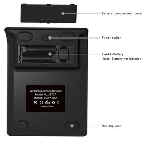 Portable 27keys ABS Data Entry Accounting <b>bluetooth</b> Wireless Numeric Keypad 27 Key <b>Keyboard</b> for Laptop - Product Image 3