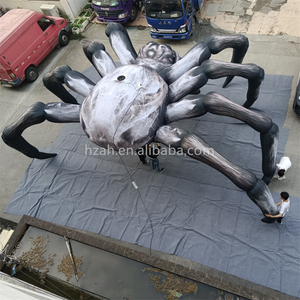 <span class=keywords><strong>Décoration</strong></span> d'<span class=keywords><strong>Halloween</strong></span> gonflable <span class=keywords><strong>géante</strong></span>, araignée gonflable noire, animal pour décorations de toit - Product Image 4