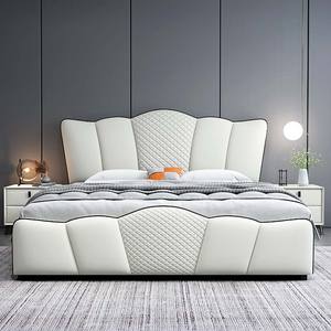 Letto King Size camera singola di lusso con comodo letto in legno imbottito con struttura in legno Premium <span class=keywords><strong>letti</strong></span> in legno - Product Image 5