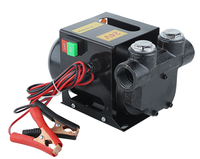 Pompe de transfert de carburant électrique auto-amorçante 550W 60 Lpm 12V 24V pour la maison et la famille, pour diesel, kérosène et huile