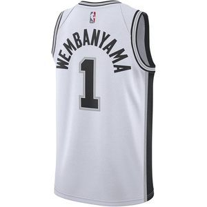 Maillot de basket-ball blanc Victor Wembanyama des San Antonio Spurs, édition Association, pour jeunes garçons - Product Image 3