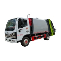 Camion à ordures à compression Dongfeng 6-8m3 4x2 pour une conduite fluide, véhicule spécial d'assainissement et de nettoyage des zones périurbaines