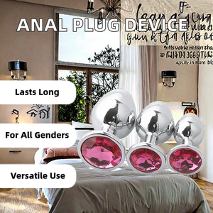 中国サプライヤーの家庭用アナルプラグマッサージ装置金属ボディ女性と男性用アプリケーションマッサージ製品 - Product Image 4