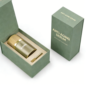 Eco Friendly Recyclable <b>Magnetic</b> Foldable <b>Gift</b> <b>Box</b> Rigid Paper Packaging For Skincare Face Cream Oil - Product Image 3