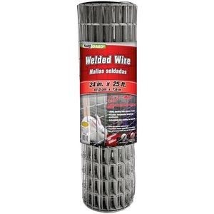 YARDGARD 1 pulgada x 2 pies Rollo <span class=keywords><strong>de</strong></span> Malla <span class=keywords><strong>de</strong></span> <span class=keywords><strong>Alambre</strong></span> Soldado, 24 pies x 25 pies, Acero Galvanizado <span class=keywords><strong>de</strong></span> Calibre 16 <span class=keywords><strong>para</strong></span> Recintos <span class=keywords><strong>de</strong></span> Animales, Jardín - Product Image 1