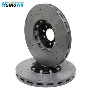 Disque de frein en céramique carbone avant Hsingyik pour <span class=keywords><strong>Audi</strong></span> <span class=keywords><strong>Q7</strong></span> <span class=keywords><strong>V12</strong></span> TDI 2010 4L0615301C 420X40MM - Product Image 6