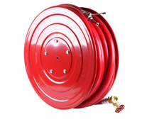 Tuyau d'incendie XF de haute qualité avec dévidoir télescopique mural en PVC/Acier/Laiton/Caoutchouc, type manuel/automatique, rouge laiton