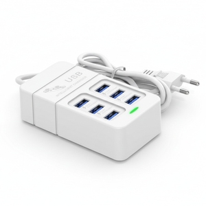Sạc điện thoại di động 6USB 3A đa cổng Power <span class=keywords><strong>Adapter</strong></span> 35W sạc nhanh 3pd * 3USB Ổ cắm điện thoại di động phổ sạc du lịch - Product Image 5