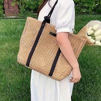 Sacs à bandoulière pour femmes, sacs pour filles, sacs de plage bohème tissés, légers, portables, pour les vacances en plein air, pochette quotidienne