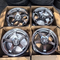Jantes de course GT Deep Lip Flow Forming 4X100 5x120 5x112 5X114.3, jantes en alliage de 15, 16, 17, 18 pouces, jantes JDM pour GTR BMW E46 E90 E92