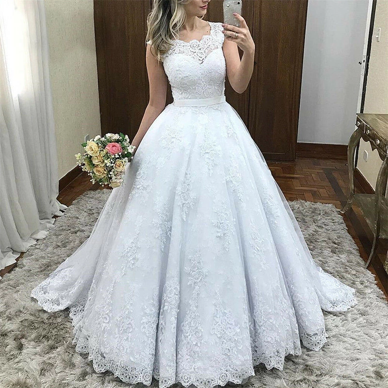 Illusion Neck Beaded Lace Turkish Wedding Dresses Ball Gown Plus Size Islamic Wedding Dresses Hijab| Alibaba.com Illusion Neck Beaded Lace Turkish Wedding Dresses Ball Gown Plus Size Islamic Wedding Dresses Hijab| Alibaba.com