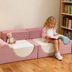 Новейший модульный детский диван-кровать из высокоплотного поролона, складной, сжатый, для детей - Product Image 1