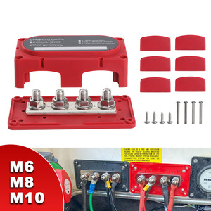 Cnspeed Heavy Duty <b>Power</b> Distribution <b>Block</b> M6 M8 M10 Terminal Studs For Automotive Truck Marine Use - Product Image 1