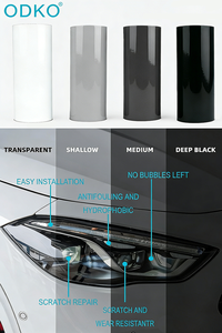 ฟิล์มกันรอยไฟรถยนต์ ODKO DIY TPU ป้องกันรอยขีดข่วนสูง อุปกรณ์เสริมรถยนต์ รับประกัน 2 ปี สำหรับรถยนต์เทสล่า รุ่น <span class=keywords><strong>3</strong></span> - Product Image 4