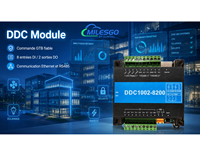 Controlador DDC Inteligente, Milesgo DDC1002-8200 para HVAC, Controlador de Edificios Programable con Gateway IoT y Monitoreo Remoto