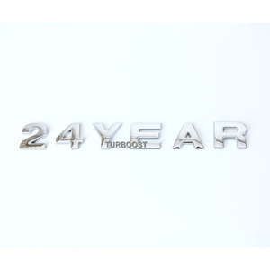 Pegatinas personalizadas para coche con letras 3D de 2024 años - Product Image 4