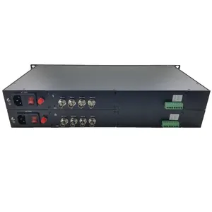 1 Ch Glasvezel 4chs 3G-SDI Vooruit Video Met Embedded Audio + 2 X Bidirectionele Audio Fiber Transceiver RS485