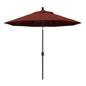 Venta al por mayor al aire libre 9 pies terrazas grandes Patio dosel sombrillas mercado comercial sombrillas con elevador de manivela inclinable <span class=keywords><strong>para</strong></span> mesa de jardín de patio - Product Image 3