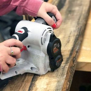 Ponceuse à rouleau de restauration pour enlever la peinture pour le brunissage des planchers de bois et des métaux - Product Image 6