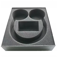 Mousse de polyuréthane haute densité personnalisée résistante aux chocs pour l'emballage, mousse antichoc pour boîte à bijoux et à lunettes